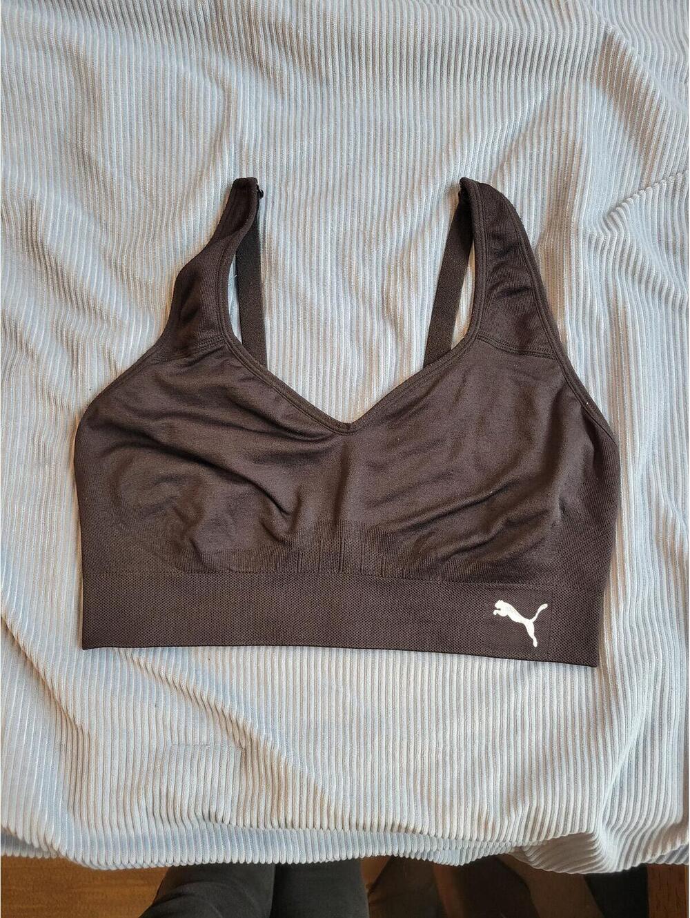 Puma Black Sports Bra Size Small